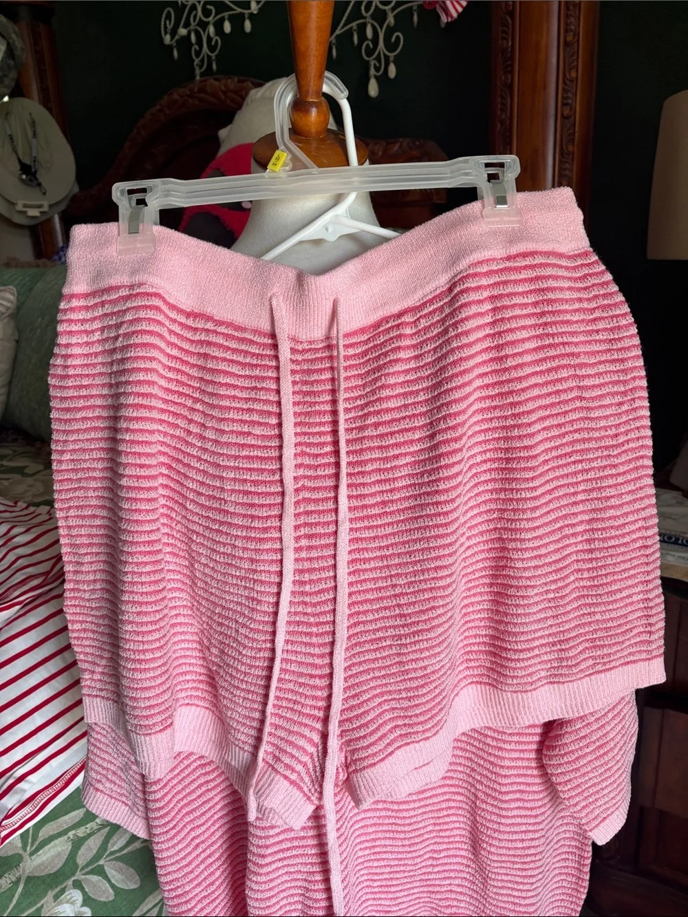 Pretty Garden Striped short Set - Short Sleeve Top & Shorts
